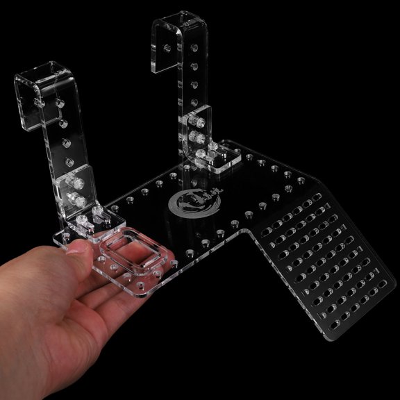TABLZONE Transparent Acrylic Turtle Platform Floating Accessory for Aquatic Turtle Care