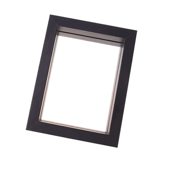 TABLZONE Black Double Glass Frame for Specimen Box, Photo Display and , 1 Piece Frame