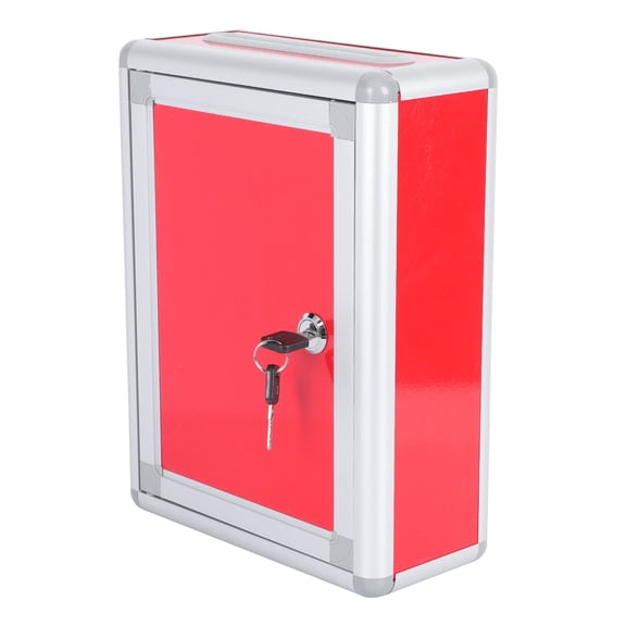 TABLZONE 1Pc Creative Metal Suggestion Box Decorative Post Box for Office and Home