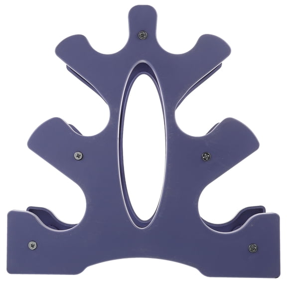 TABLZONE 1Pc Compact Sky Blue Dumbbell Stand with Wear Resistant Structure for Fitness Accessory