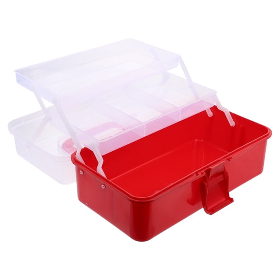TABLZONE Plastic Storage Box Assorted Color Portable Organizer for Fishing Gears
