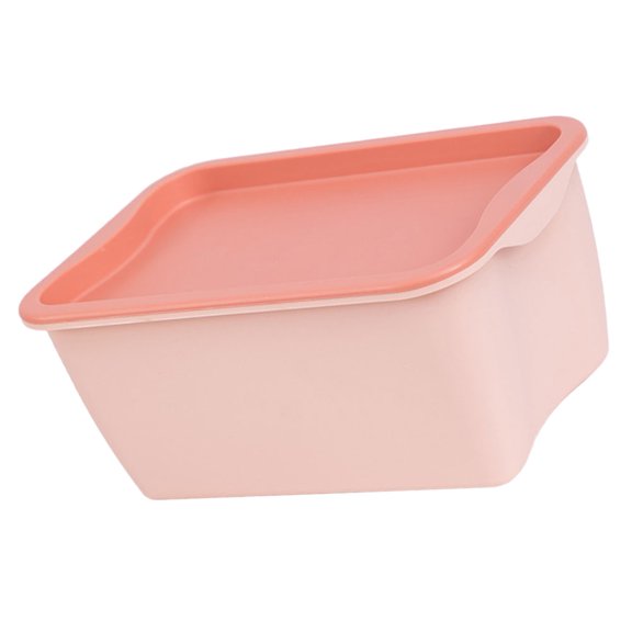TABLZONE 1Pc Pink Desktop Storage Container Premium PP Material for Cosmetics and Office Organization