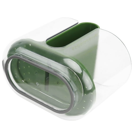 TABLZONE Green Plastic Tableware Storage Container for Kitchen and Household Organization, Organizer Box
