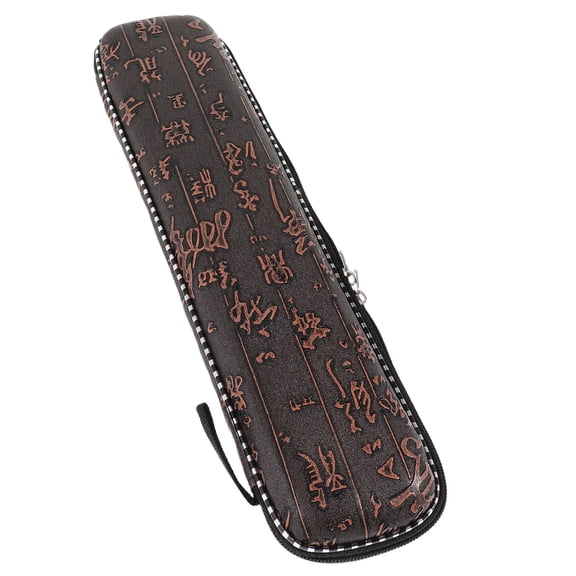 TABLZONE Flute Case Coffee EVA Cloth Portable Storage Bag Protective Carrying Solution