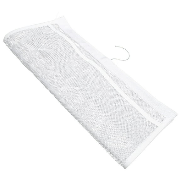 TABLZONE Bathroom Storage Bag Bathroom Caddy Bag White Mesh 1Pack