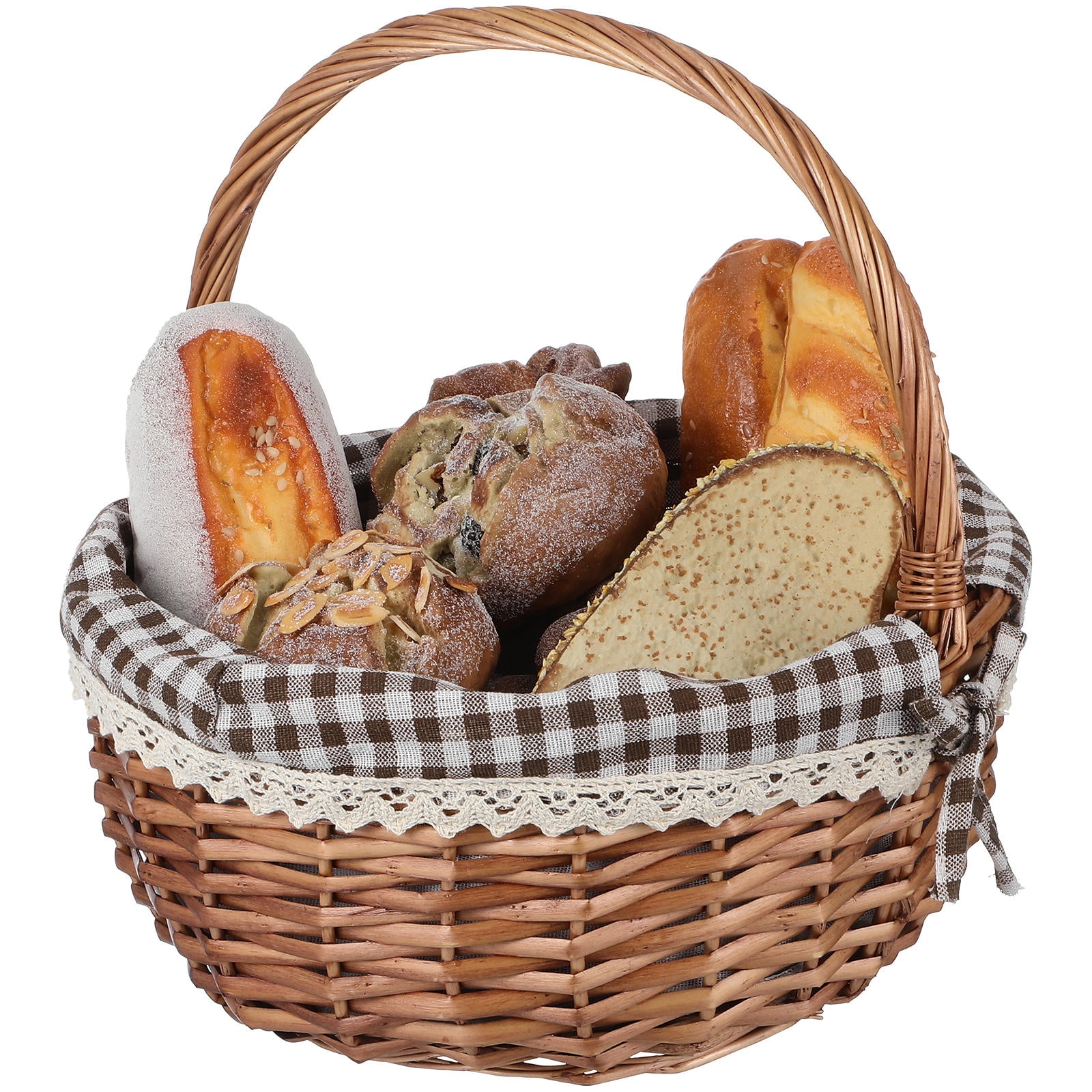 TABLZONE Woven Imitation Rattan Storage Basket Set for Easter Celebration, Decorative and Organizer