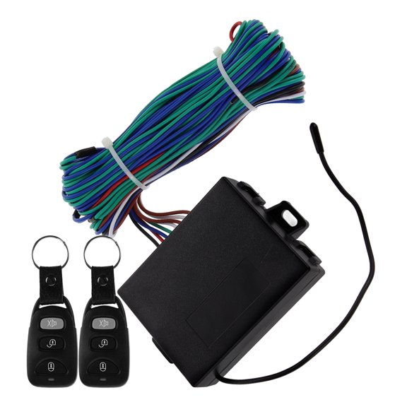 TABLZONE 1Set Black Car Keyless Entry Remote Start Kit Compatible with Multiple Brands and Easy Installation