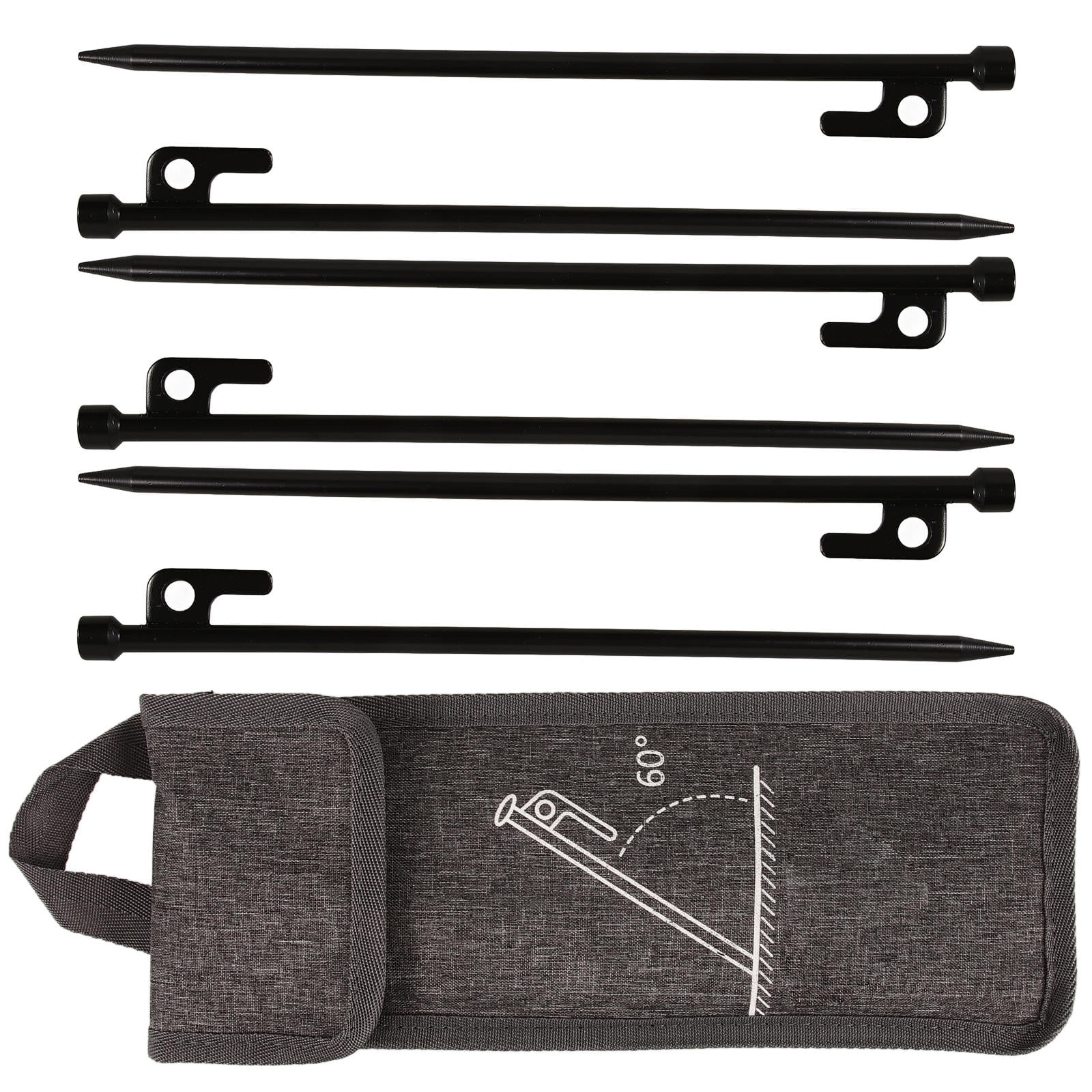 TABLZONE Lightweight Tent Stakes Set for Camping, Outdoor Tent and Tarp Setup, Compact and Design