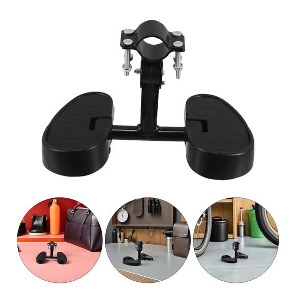 TABLZONE 1Set Black Scooter Foot Pedal Replacement with Foldable Design for Stable Outdoor Riding