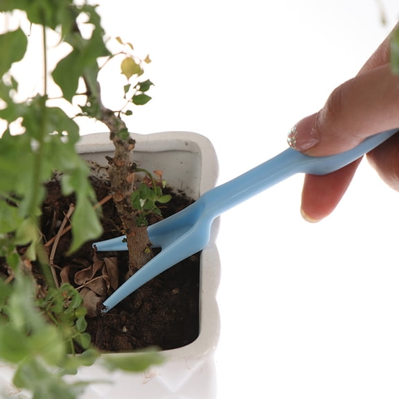 TABLZONE 1Set Gardening Tool Set Blue Anti Rust Plastic for Excavation and Aeration Work
