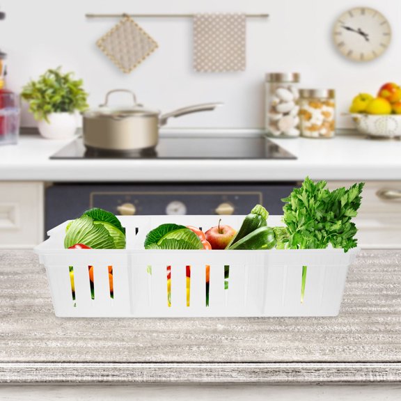 TABLZONE Compact Multi-Grid Kitchen Storage Box for Fridge Organizer 1Set