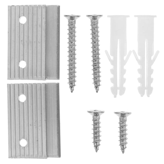 TABLZONE Plated Z Bracket Aluminum Hanger Set for Wall Mounting Pictures, Frames, and Display Boards