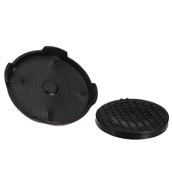 TABLZONE 1Set Front Wheel Hydraulic Pallet Pad Universal Floor Jack Rubber Pad with Stable Nonslip Design