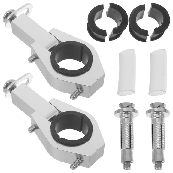 TABLZONE Motorcycle Handguards Black Plastic Aluminum Alloy 1 Set for Motorcycles