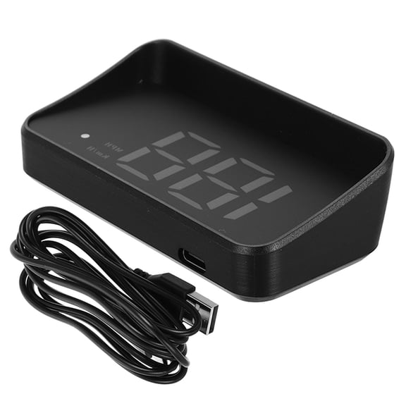 TABLZONE Car Speedometer Display Dashboard with Clear Kilometer Tracking and Easy USB Installation, 1 Set