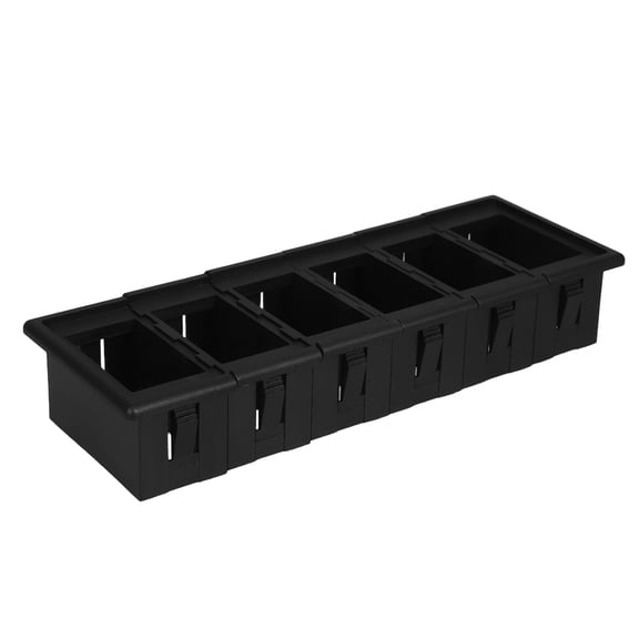 TABLZONE Marine Boat Toggle Panel, Black Plastic 1-Set for Car, Yacht, and Marine Electrical Modifications