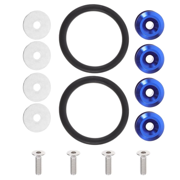 TABLZONE Multi-Color Bumper Quick Release Fastener Kit with Screws for Car Bumper Repair and Replacement