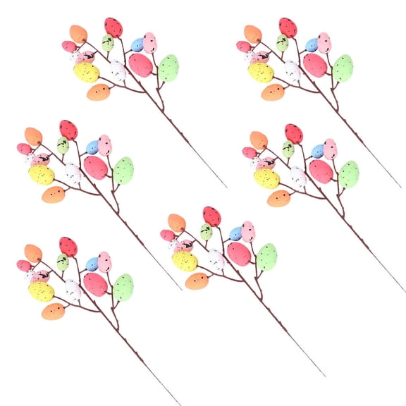 TABLZONE Easter Bouquet Multi-Color Foam Decor for Home and Garden 1Set
