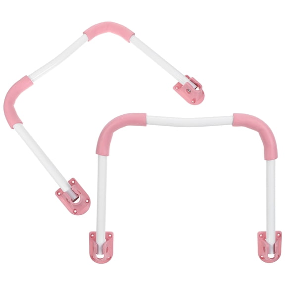 TABLZONE 1Set Pink Folding Table Legs Metal U Shape for Bed Desk Strong Weight Capacity and Portability