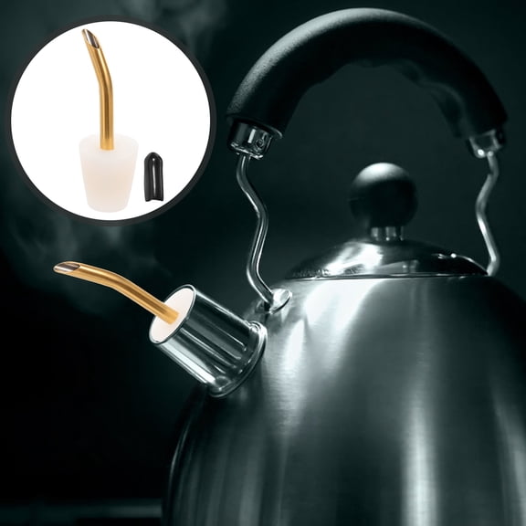 TABLZONE 1Set Stainless Steel Kettle Spout Accessory for Smooth Pouring and Outdoor Kettle Use