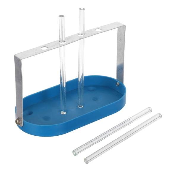 TABLZONE 1Set Science Experiment Capillary Set with Transparent Tubes and Portable Capillary Tube Rack