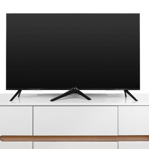 TABLZONE 1Set Stable Black TV Base Stand for 43 Inch Flat Screen TV Compatible with Hisense Models