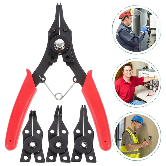 TABLZONE 1Set Steel Snap Ring Tool with Ergonomic Handle for Easy Circlip and Retaining Ring Repair