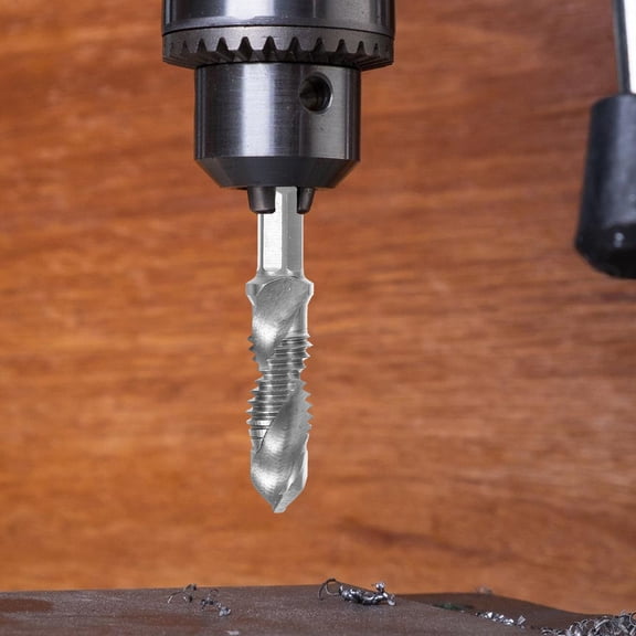 TABLZONE 1Set Sturdy Steel Side Cutting Drill Bit Set for Splitting with Chamfering Function