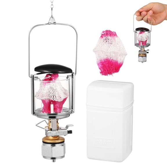 TABLZONE 1Set Tent Lantern Portable Gas Powered Light Outdoor Camping Illumination