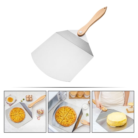 TABLZONE Food Transfer Tool Pizza Transfer Device Stainless Steel 1Pack