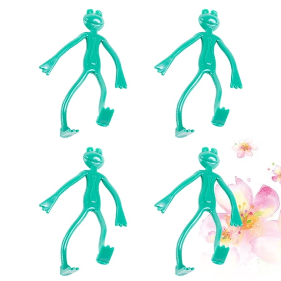 TABLZONE Garden Tie Clips Frog Shape Green for Vines and Plant Supports, Strong Hold, 2 Sets