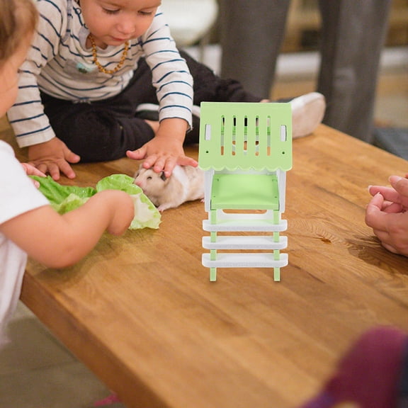 TABLZONE 2Sets Lightweight PVC Hamster Hideout House Light Green Charming Small Pet Hideaway