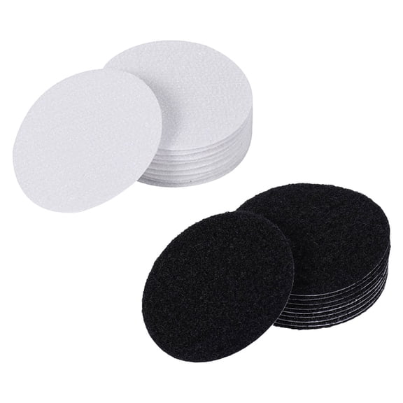 TABLZONE 20 Pair Adhesive Hook Tabs for Cushion, Mat and Bedding Securing