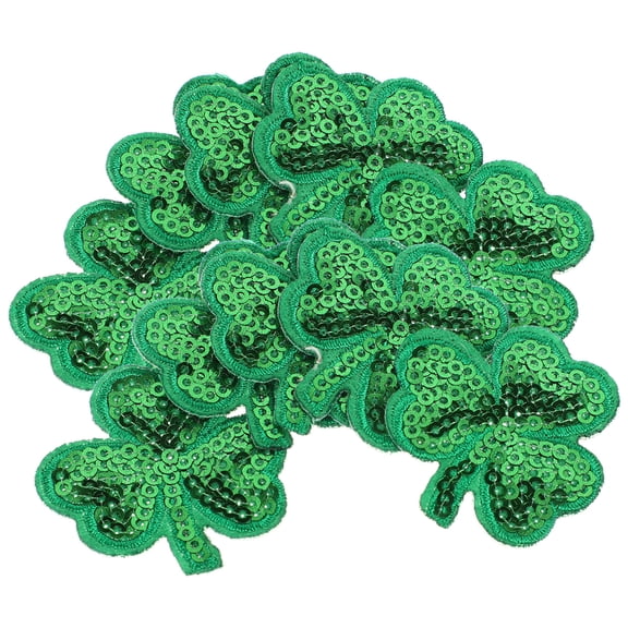 TABLZONE 20 Pcs St. Patrick's Floral Sew- Embellishments for Hats and Clothing, Decorative Accessories for Fashion