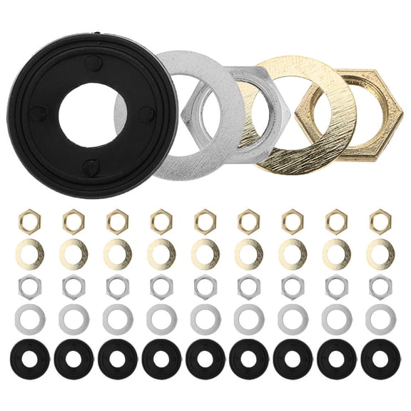 TABLZONE 20Sets Quartz Clock Mechanism Replacement Kit with Nuts and Washers for Wall Clock Repair and Assembly