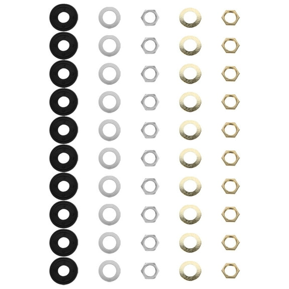 TABLZONE DIY Clock Mechanism Kit Metal Rubber Universal Repair Parts 20Sets