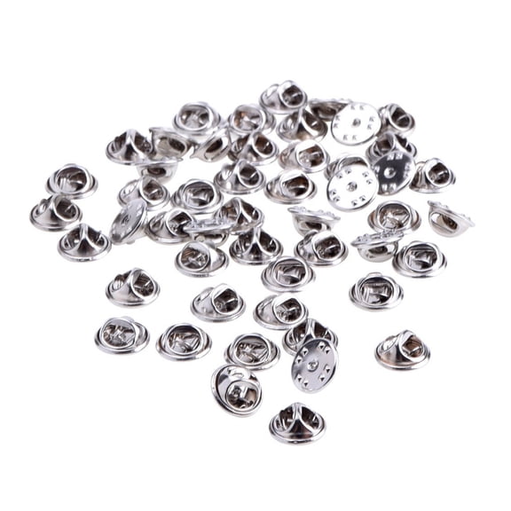 TABLZONE 200 Pieces Metal Clutch Pin Backs Assorted Colors Firm Grip Replacement for Pins