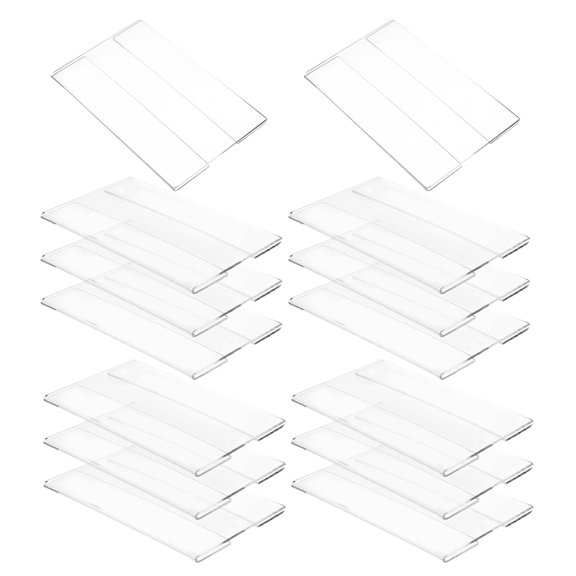 TABLZONE Acrylic Price Tag Holders, Replacement, Versatile Use in Retail Stores