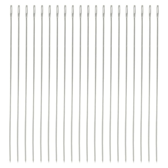 TABLZONE Stainless Steel Super Fine Beading Needles for Threading 20 Pieces Craft Sewing Tools