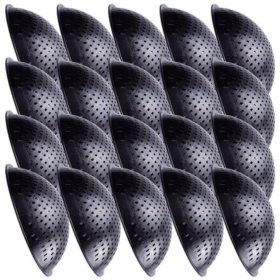 TABLZONE 20Pcs Bonsai Pot Pads Plastic Mesh Hole Mats Reusable Plant Pot Drainage Accessories