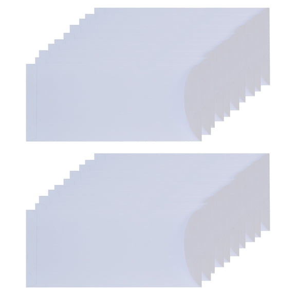 TABLZONE 20Pcs White Paper Envelopes Blank Design Strong Security for Mailing Invitations and Documents