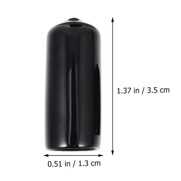 TABLZONE 20Pcs Cue Tips Protective Covers Rubber for Billiard Cues Wear Resistant