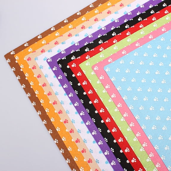 TABLZONE DIY Felt Sheets Multicolor Nonwoven Fabric for Creative Crafts 20Pcs