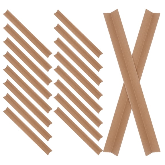 TABLZONE Cardboard Edge Protectors Light Yellow Reinforced Packaging Corner Guards