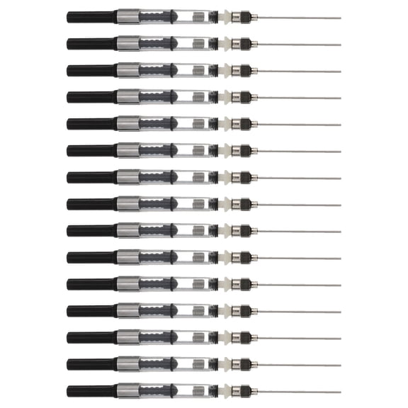 TABLZONE 20Pcs Ink Converter for Fountain Pen with Easy Assembly and Universal Compatibility in Black