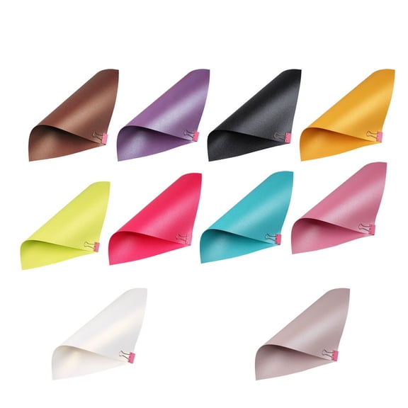 TABLZONE 20Pcs Pearlescent Paper Sheets in Assorted Colors for Party and Package Use