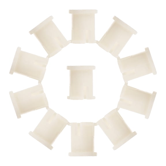 TABLZONE 20Pcs Plastic Wheel Socket Inserts for Chair Leg Stem Casters with Expandable Tail