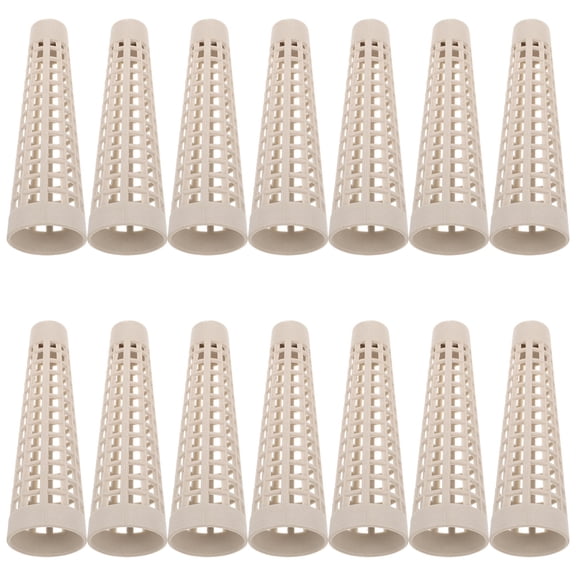 TABLZONE 20Pcs Reusable Plastic Thread Spool Tapered Yarn Cones for Textile Storage Preventing Yarn Tangling