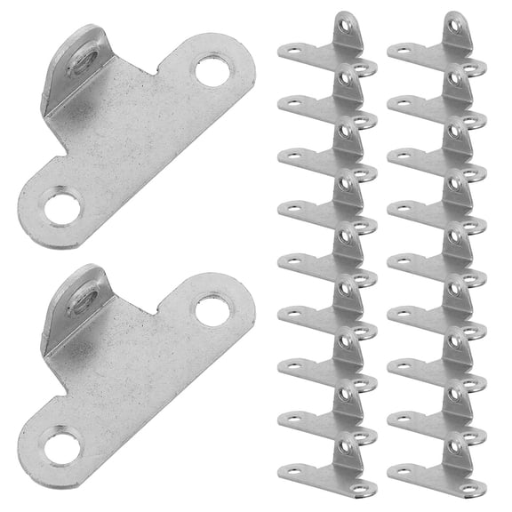 TABLZONE Carbon Steel Nickel Plated Gas Strut Bracket Corner Brace 20pcs