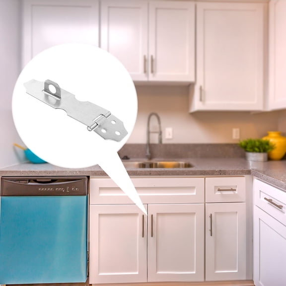 TABLZONE 20Pcs Stainless Steel Heavy Duty Padlock Hasp for Doors Cabinets Boxes and Gates Secure Hardware